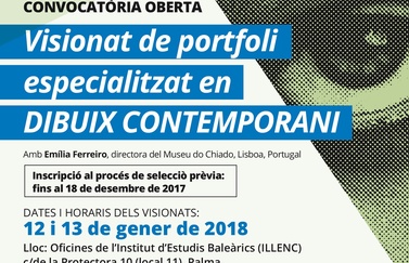 Oberta convocatòria per a visionat de portfoli de dibuix contemporani