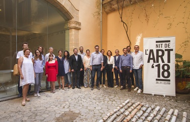 Cinc professionals del món de les arts internacionals, convidats a la Nit de l’Art 2018 gràcies a l’Institut d’Estudis Baleàrics i l’Institut Ramon Llull