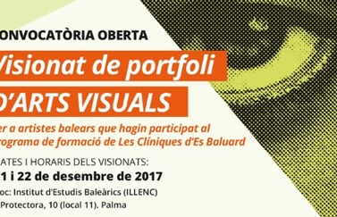 Llista de seleccionats per al visionat de portfoli d'arts visuals