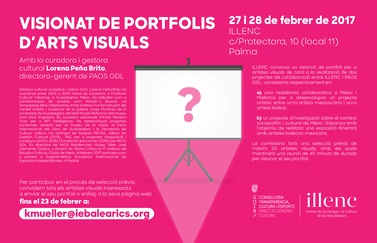 Visionado de portfolios de artes visuales