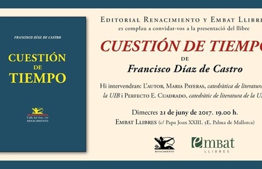 Francisco Díaz de Castro presenta el seu nou poemari “Cuestión de tiempo”