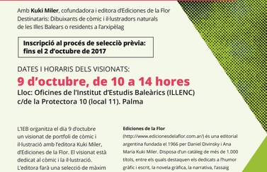 CONVOCATORIA ABIERTA: Visionado de portfolios de cómic e ilustración